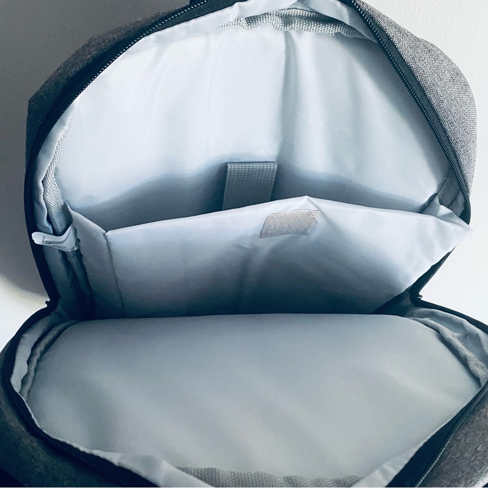 Klarna Kapston Unisex Heather Gray Laptop Bookbag Backpack - Picture 4 of 8